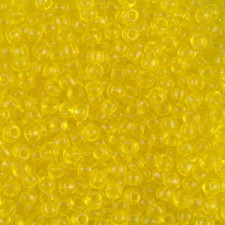Miyuki rocailles Perlen 8/0 - Transparent yellow 8-136